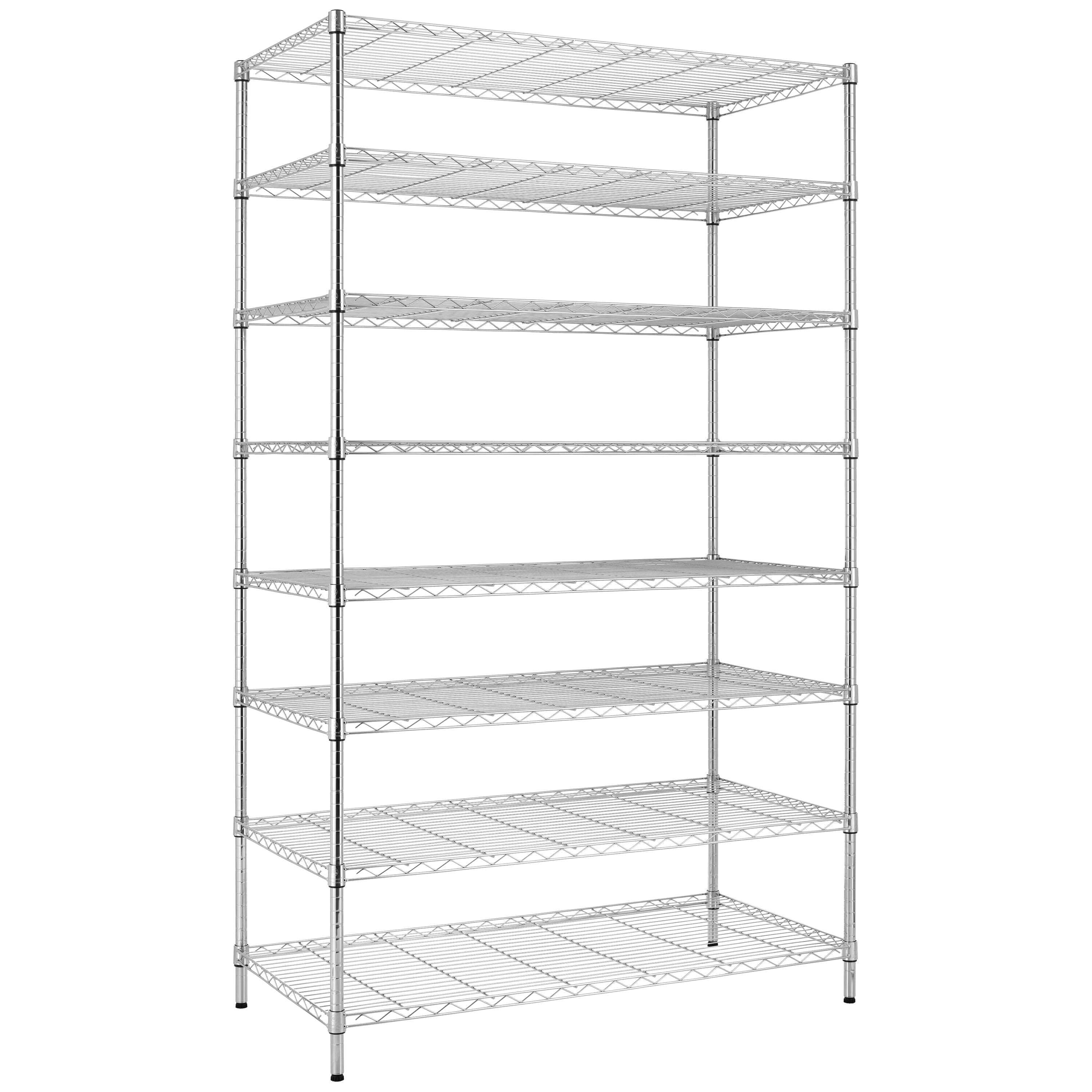Finnhomy 4000LBS 8-Tier Wire Shelving Unit Adjustable Steel Wire Rack ...