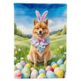 thumbnail image 1 of Finnish Spitz Easter Egg Hunt Garden Flag, 1 of 5