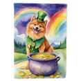 thumbnail image 1 of Finnish Spitz St Patrick's Day House Flag 28 in x 40 in, 1 of 7