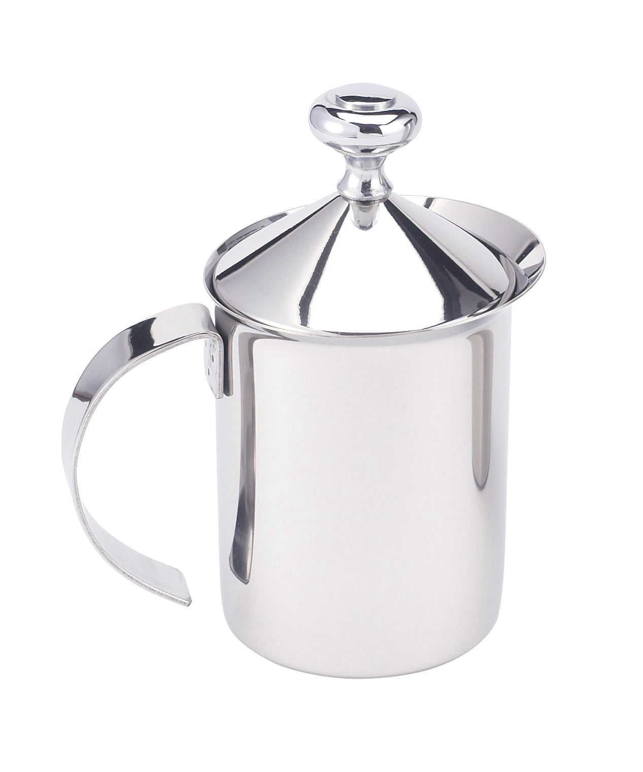 HIC Kitchen, Milk Creamer Frother, 14-Ounce Capacity, Stainless Steel - Walmart.com