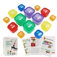 thumbnail image 1 of Finorder Portion Control Container Kit Multicolour Polypropylene Meal Prep Food Storage (14 Count), 1 of 6