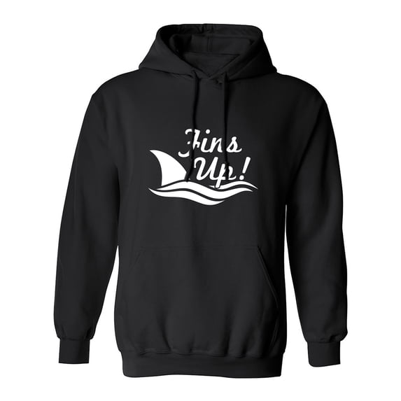 Fins Up! Adult Hooded Sweatshirt