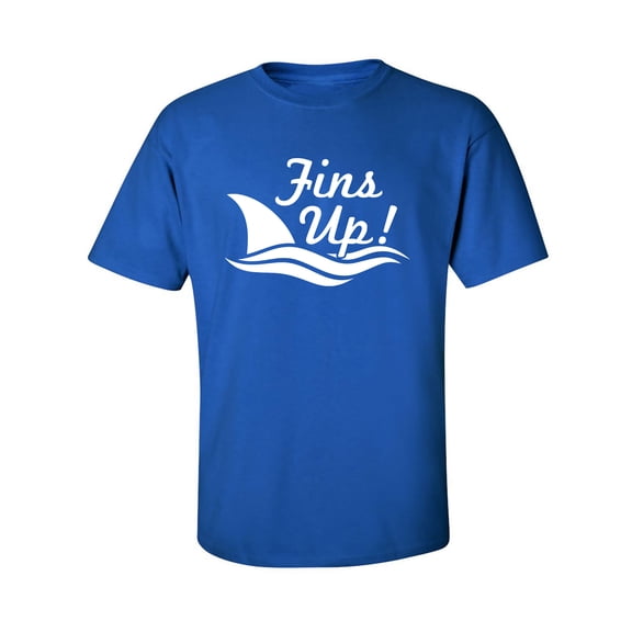 Fins Up! Adult Short Sleeve T-shirt