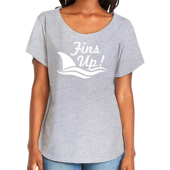 Fins Up! Womens Dolman Tee