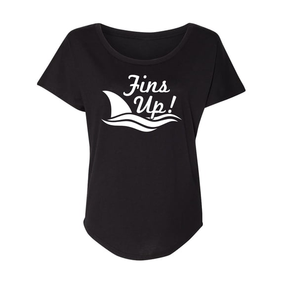 Fins Up! Womens Dolman Tee