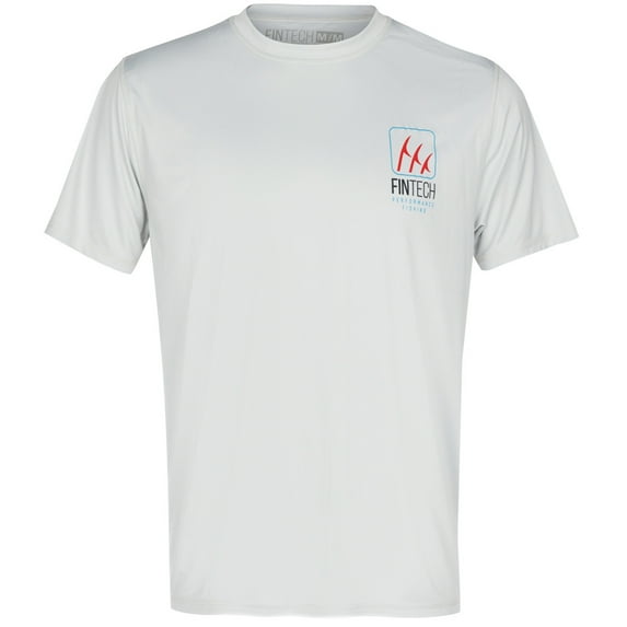 Fintech Anywhere Anyday Sun Defender UV T-Shirt - Small - Glacier Gray