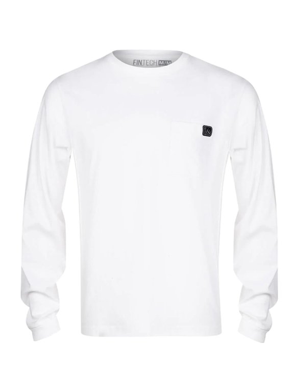 Box Logo Freedom Long Sleeve T-Shirt - Small - Brilliant White