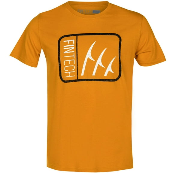 Fintech Box Logo Graphic T-Shirt - Medium - Inca Gold