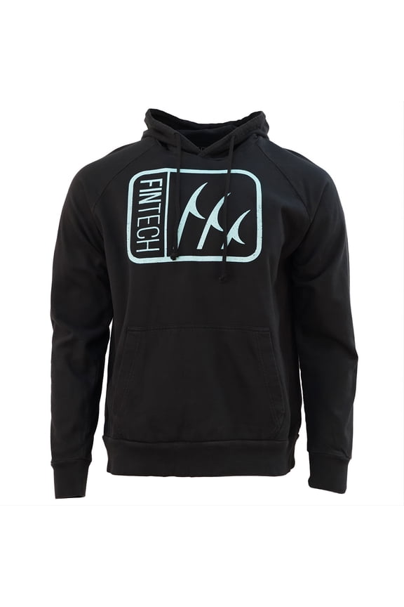 Box Logo Point Breeze Fleece Pullover Hoodie - Small - Anthracite