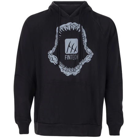 Fintech Cape Fear Point Breeze Fleece Pullover Hoodie - Small - Anthracite