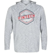 Fintech FPF Badge Coastal Performance UV Hoodie - Small - Glacier Gray Heather