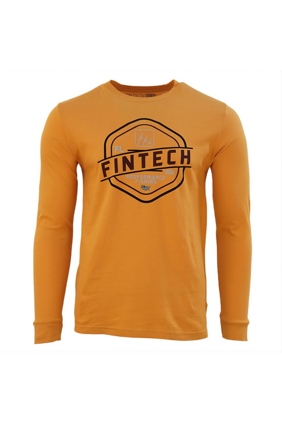 FPF Badge Long Sleeve Graphic T-Shirt - Large - Autumn Blaze