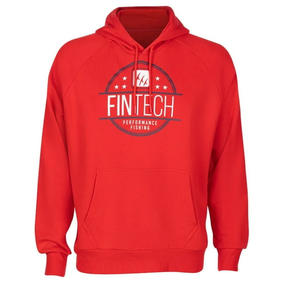 Fintech FPF Rising Point Breeze Fleece Hoodie - 2XL - High Risk Red