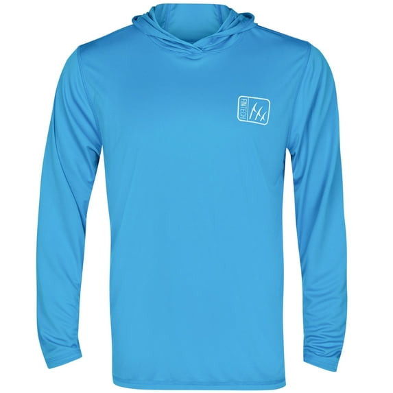 Fintech Fish Anywhere UV Pullover Hoodie - XL - Hawaiian Ocean