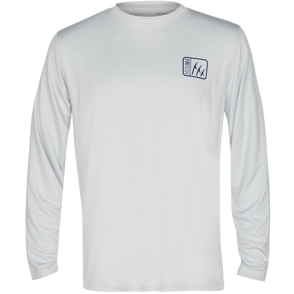 Fintech Freedom Box Sun Defender UV Long Sleeve T-Shirt - 2XL - Glacier Gray