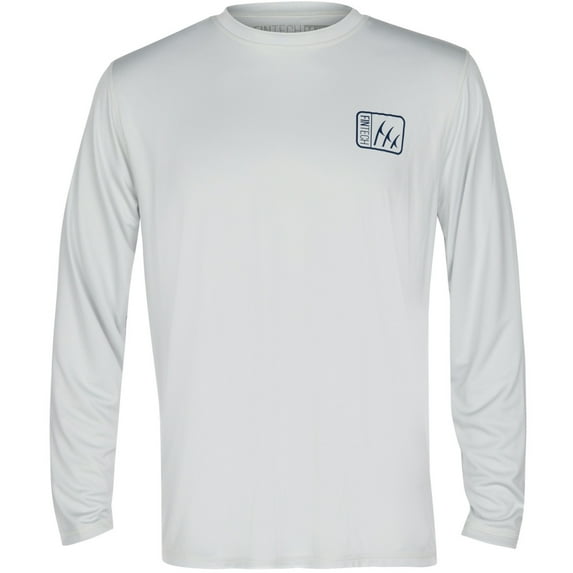 Fintech Freedom Box Sun Defender UV Long Sleeve T-Shirt - Medium - Glacier Gray