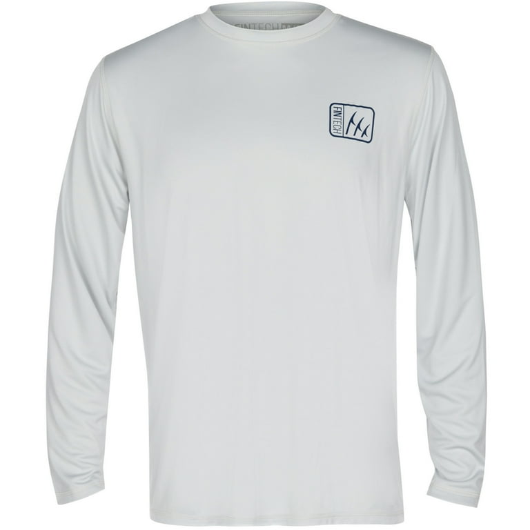 Fintech Freedom Box Sun Defender UV Long Sleeve T-Shirt - XL - Glacier Gray