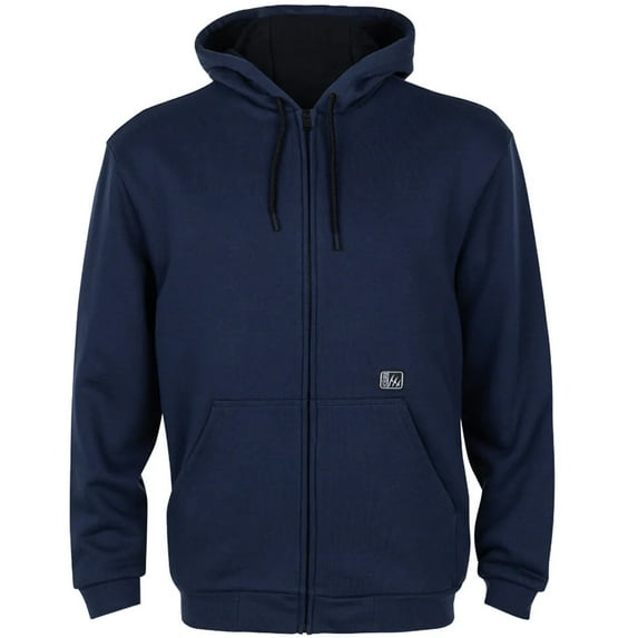 Fintech Heavy-Duty Fleece Full Zip Hoodie - XL - Dress Blues