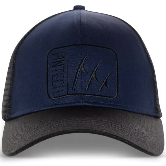 Fintech Logo Snapback Hat - Dress Blues