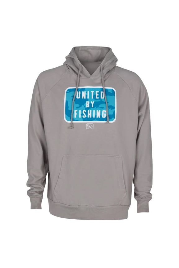 United By Fishing Point Breeze Fleece Hoodie - Medium - Alloy