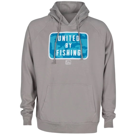 Fintech United By Fishing Point Breeze Fleece Hoodie - Medium - Alloy