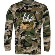 Fintech WDLND AOP Sun Defender UV Long Sleeve T-Shirt - Small - Dune