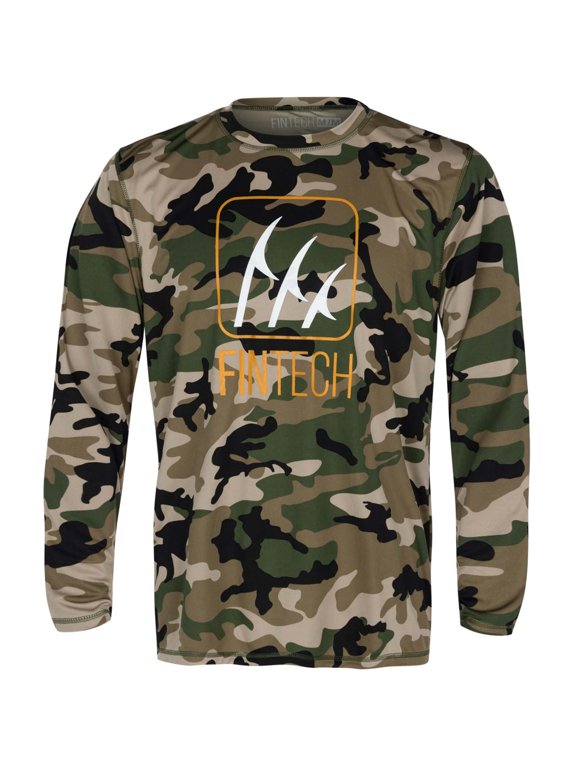 WDLND AOP Sun Defender UV Long Sleeve T-Shirt - Small - Dune