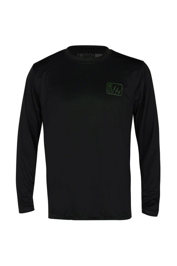 WDLND Box Logo Sun Defender UV Long Sleeve T-Shirt - Small - Jet Set