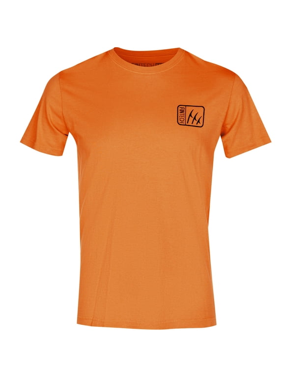 Wanted Bass Graphic T-Shirt - Medium - Autumn Blaze