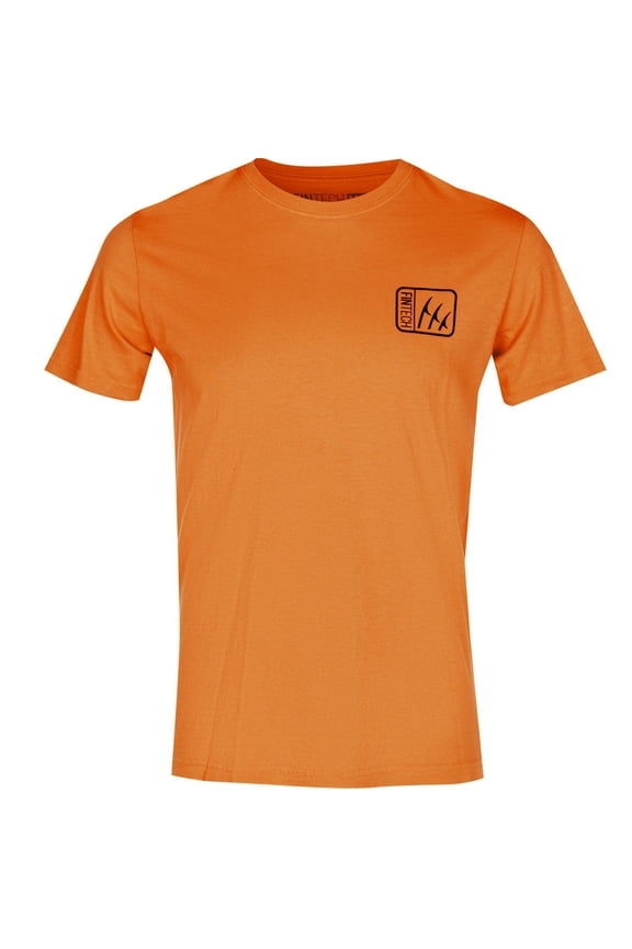 Wanted Bass Graphic T-Shirt - Medium - Autumn Blaze