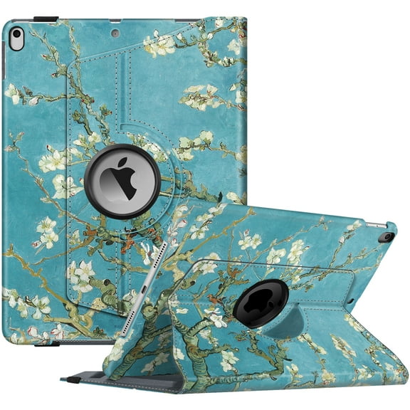 Fintie 10.5-inch iPad Air (3rd Gen) / iPad Pro Case 360 Degree Rotating Cover with Apple Pencil Holder, Blossom
