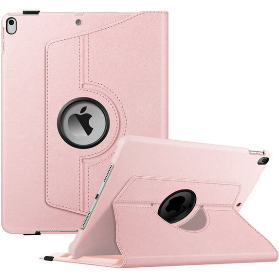 Fintie 10.5-inch iPad Air (3rd Gen) / iPad Pro Case 360 Degree Rotating Cover with Apple Pencil Holder, Rose Gold