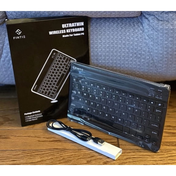Fintie 10" Ultrathin Wireless Bluetooth Keyboard Android Tablet Eb00042 Hb030