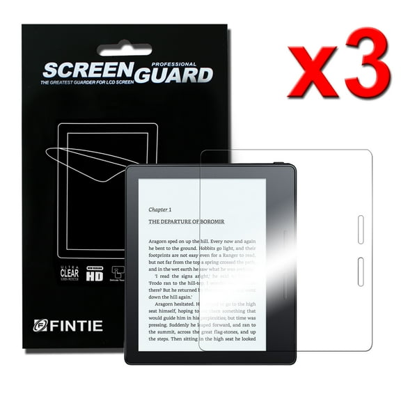 Fintie 3-Pack Screen Protector for Kindle Oasis 8th Generation 2016 - Ultra Clear Screen Shield Protector
