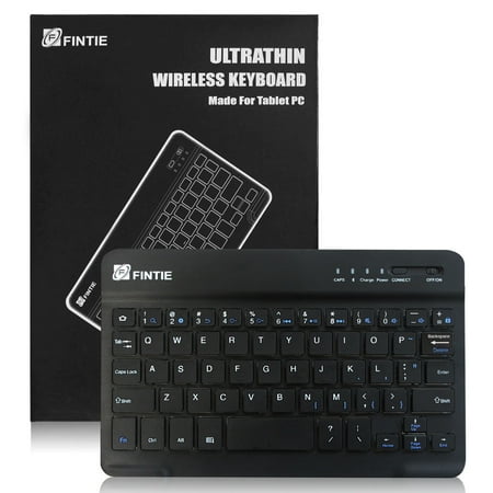 Fintie 7-Inch Ultrathin (4mm) Wireless Bluetooth Keyboard for Android Tablet Samsung, Lenovo and Other Android Device