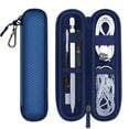thumbnail image 1 of Fintie Apple Pencil Holder Case, Soft Neoprene Zipper Carrying Bag Sleeve Pouch Compatible with Samsung Stylus and Surface Pen, Navy, 1 of 7