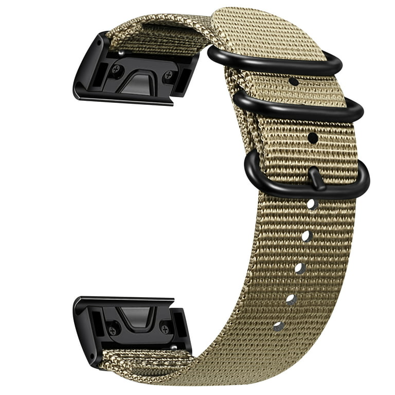 22 26MM Braided Loop Nylon Watch Band Strap For Garmin Fenix 6X 6 Pro 7X 7  Easyfit Wristband Fenix 5 5X Plus Smartwatch Bracelet