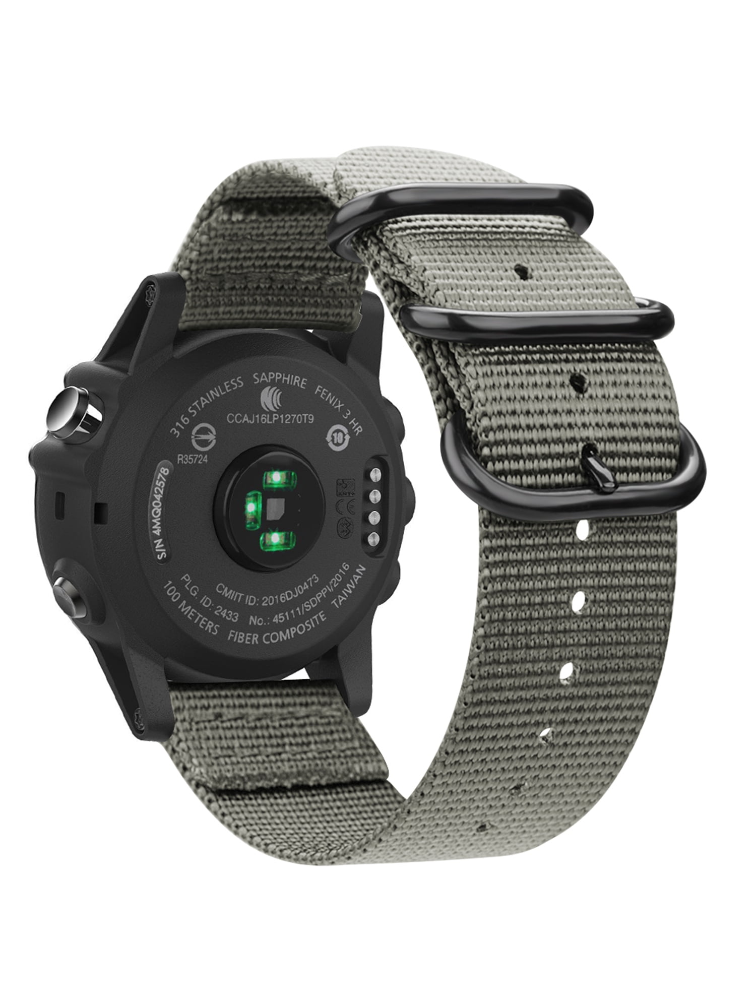 Garmin Fénix 5X Plus HR Black Sapphire noire avec bracelet métal