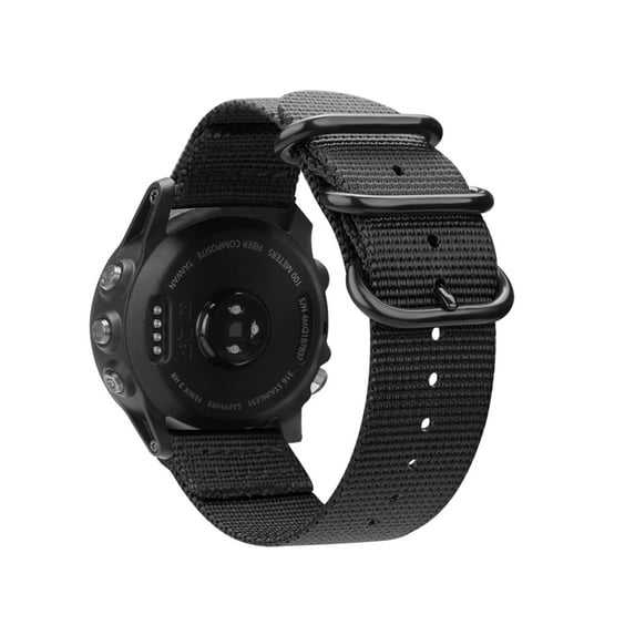 Fintie Band Compatible with Garmin Fenix 5X Plus/Tactix Charlie Watch, 26mm Premium Woven Nylon Adjustable Replacement Strap Compatible with Fenix 5X/3/3 HR Smartwatch