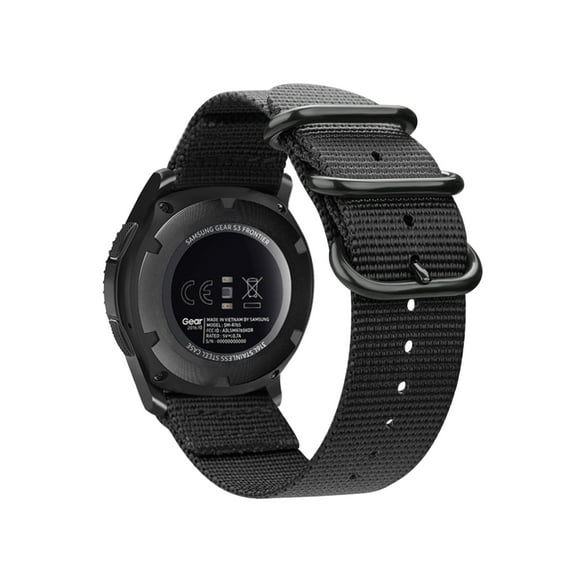Fintie Bands Compatible with Samsung Galaxy Watch 3 45mm / Galaxy Watch 46mm / Gear S3 Classic/Frontier , Soft Woven Nylon Band 22mm Quick Release Adjustable Replacement Sport Strap