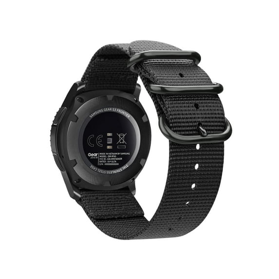 Fintie Bands Compatible with Samsung Galaxy Watch 3 45mm / Galaxy Watch 46mm / Gear S3 Classic/Frontier , Soft Woven Nylon Band 22mm Quick Release Adjustable Replacement Sport Strap