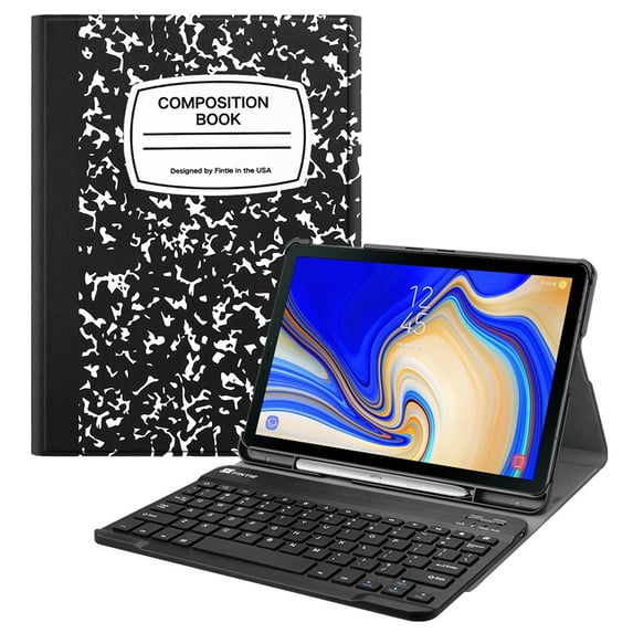 Fintie Bluetooth Keyboard Case for Samsung Galaxy Tab S4 10.5 2018 Model SM-T830/T835/T837, Slim Stand Cover