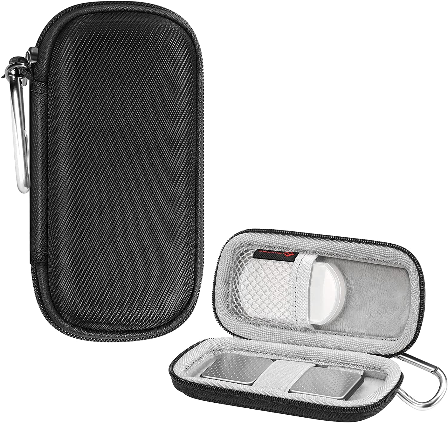 Kardia Ekg Recorder Fintie Carrying Case For Kardia Mobile And Kardia Mobile 6L EKG Device Heart Monitor Protective Hard Eva Shockproof Storage Portable Travel Cover Bag Pill Organizer Kardia Mobile Heart Monitor