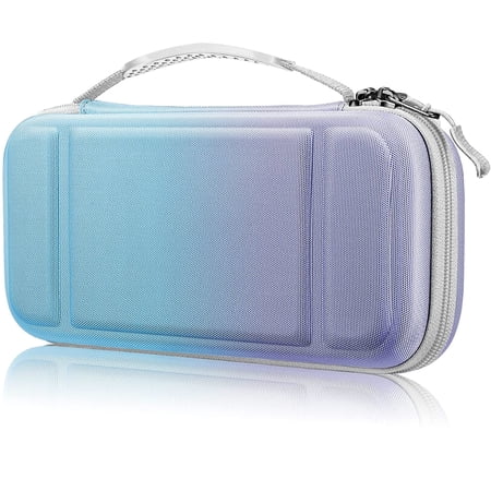 Fintie Carrying Case for Nintendo Switch Lite 2019 [Shockproof] Hard Shell Protective Cover Travel Bag w/15 Game Card & 2 Micro SD Card Slots for Switch Lite Console & Accessories, Evening Ombre
