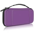 thumbnail image 1 of Fintie Carrying Case for Nintendo Switch OLED Model 2021/Switch 2017, Hard Shell Shockproof Protective Cover Travel Bag, w/10 Game Card Slots for Switch Console Joy-Con & Accessories, Purple, 1 of 9
