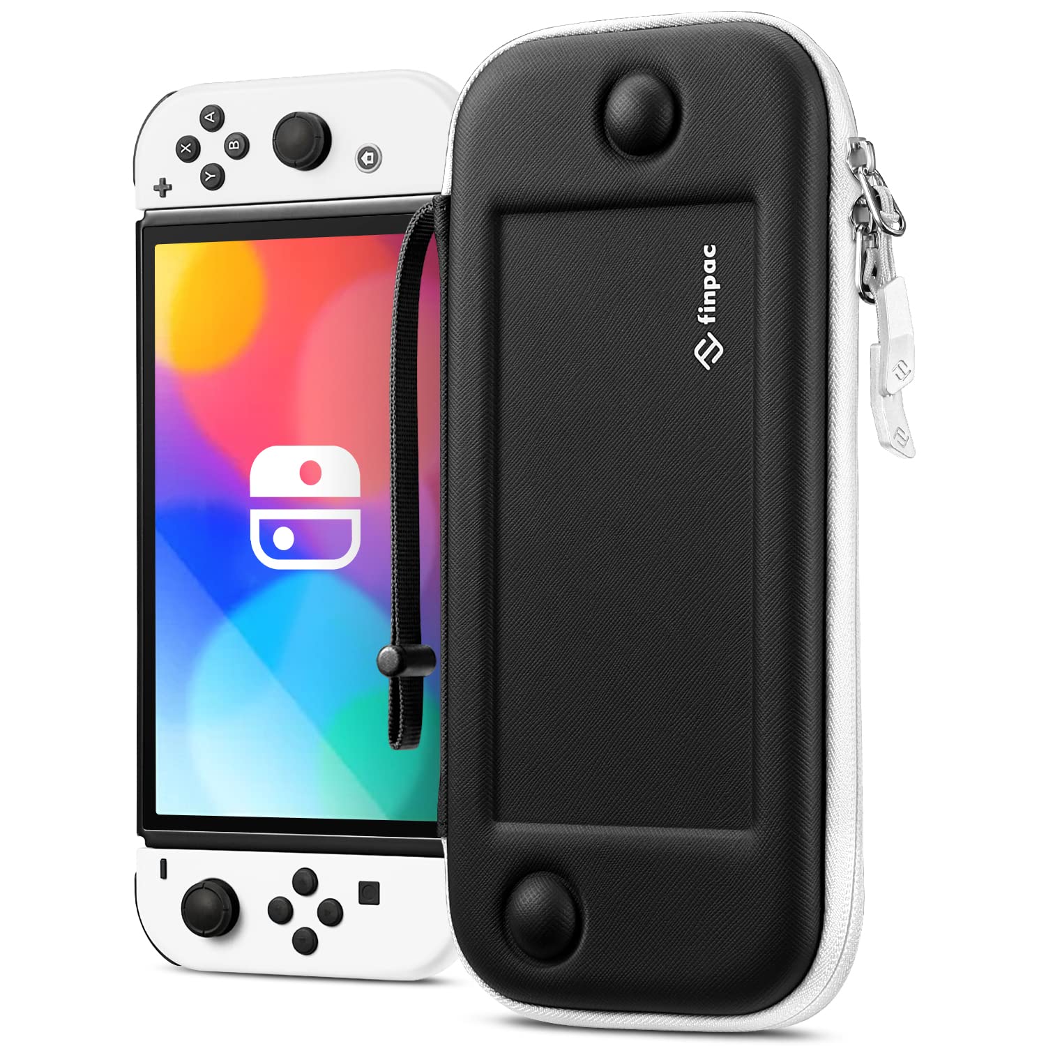 Fintie Carrying Case for Nintendo Switch OLED Model 2021/Switch 2017 [Slim Fit] Shockproof