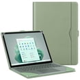 thumbnail image 1 of Fintie Case for 13.5 Inch Microsoft Surface Laptop 5/4/3/2 (Model: 1951/1868/1958/1950/1867/1769), Premium PU Leather Sleeve Protective Folio Book Cover with Large Pocket, Sage, 1 of 7