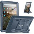 thumbnail image 1 of Fintie Case for Amazon Fire HD 10 & Fire HD 10 Plus (11th Generation, 2021 Release) - [Tuatara Magic Ring] 360° Rotating Multi-Functional Grip Carry Cover w/Built-in Screen Protector, Navy, 1 of 8