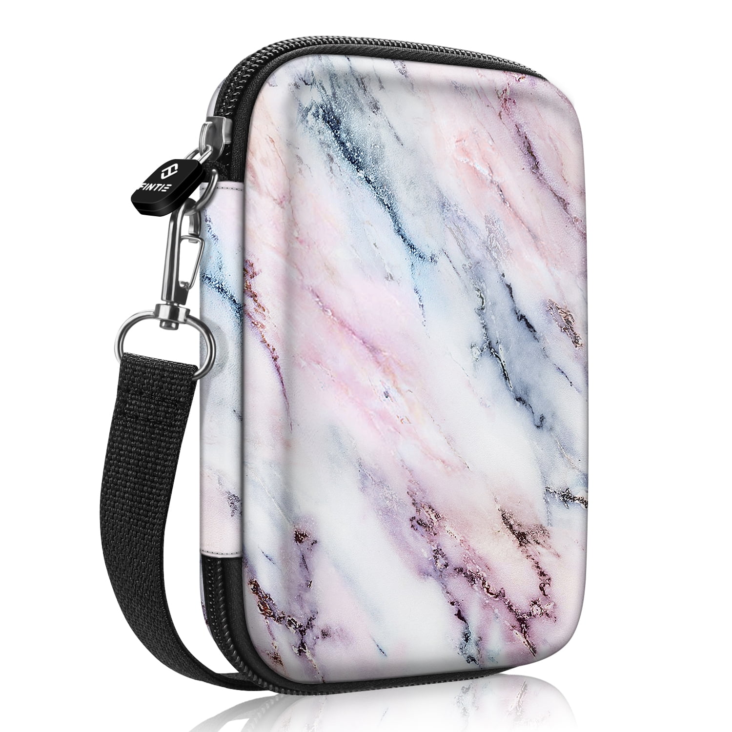 Fintie Hard Shell Case For Fujifilm Instax Mini Link, HP Sprocket, Canon Ivy CLIQ Printers - Emerald Illusions
