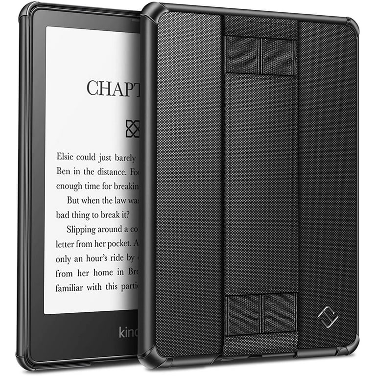 Fintie Case for Kindle Paperwhite (11th Generation 2021) ＆ Kindle  Paperwhite Signature Edition [Corner Protection] Hard Back Shell Cover with  Hand